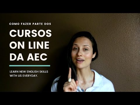 Como fazer parte dos cursos on line da aec