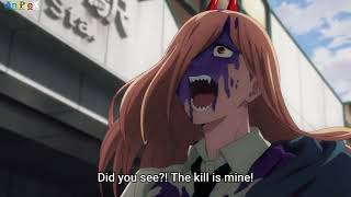 Power-san's first kill | Power kills her first devil | Chainsaw Man ep 02 moments