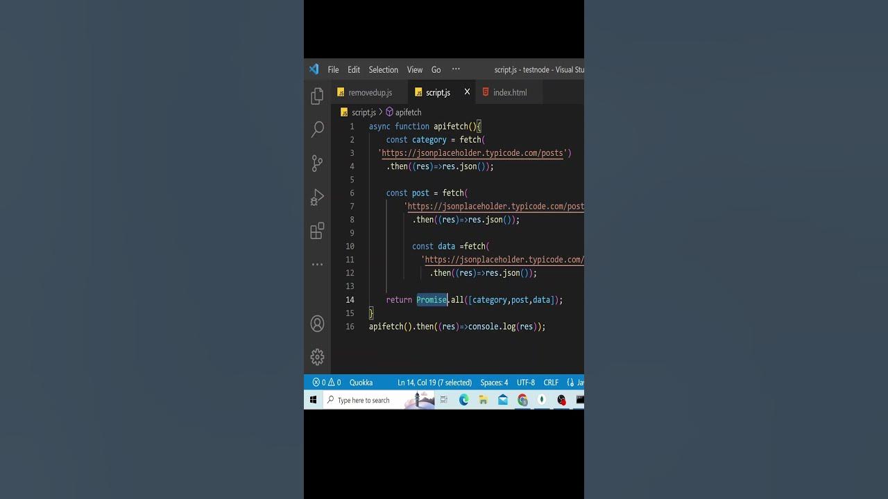 Make multiple api call at one time | javascript power - YouTube