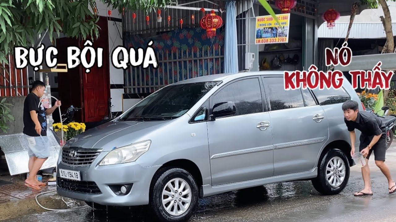 Tư Béo Nổi Điên Khi Thấy Chiếc Xe Rữa Hoài Mà Không Sạch