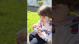 parkta sürpriz yumurta 😍 #alparslan