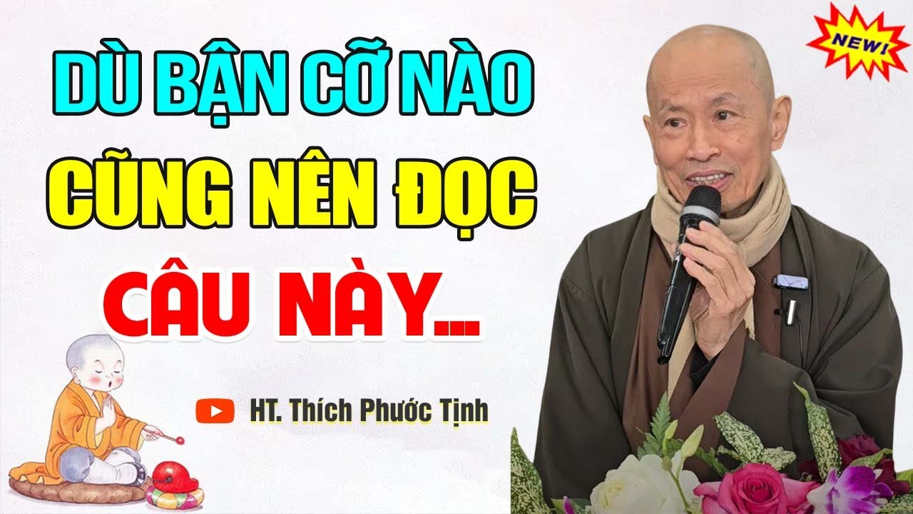 Cứ Mỗi Sáng _ Tối Đọc 4 Chữ Niệm Phật (rất linh nghiệm) - Hòa Thượng Phước Tịnh.