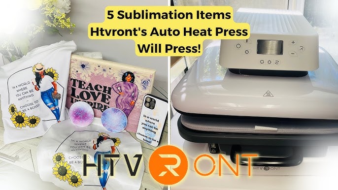 How to Sublimate Ceramic Coasters with Two Types of Heat Presses
