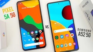 Google Pixel 5a 5G vs. Samsung Galaxy A52 5G Comparison!