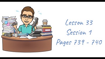 Lesson 33 Session 1