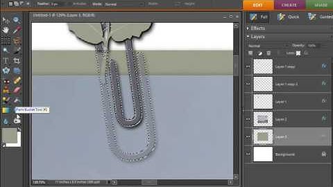 Digital Scrapbooking Paperclip Tutorial