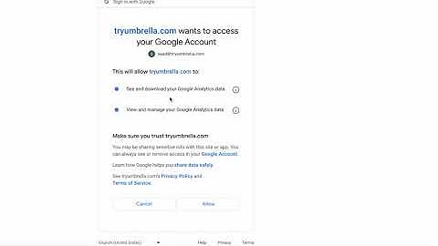 Umbrella OAuth demo video