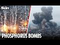 Shocking new video shows Russia using white PHOSPHORUS MUNITIONS to strike Kostiantynivka