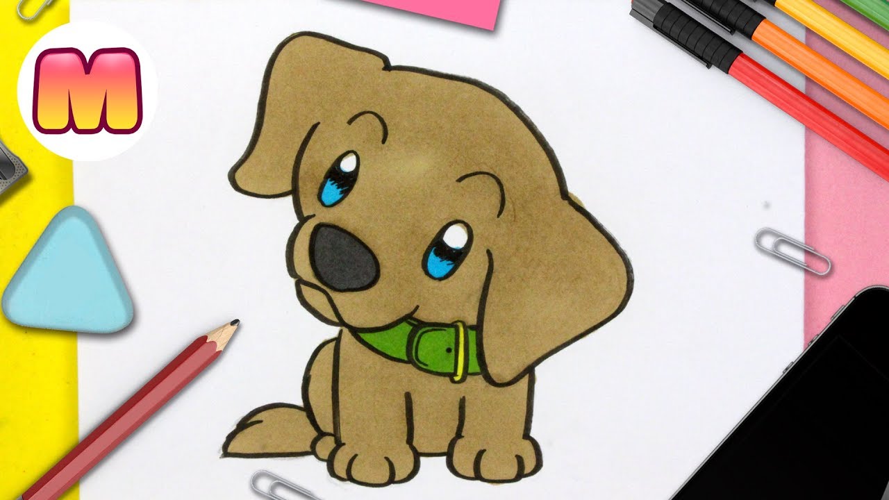 COMO DIBUJAR UN PERRO LABRADOR KAWAII 🔥FACIL Y PASO A PASO 🔥 Como dibujar  un perro kawaii - thptnganamst.edu.vn