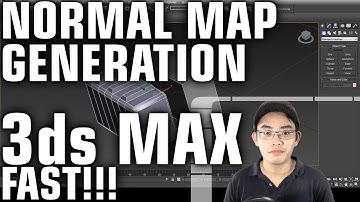 Generate Normal Map in 3ds Max Fast!!!