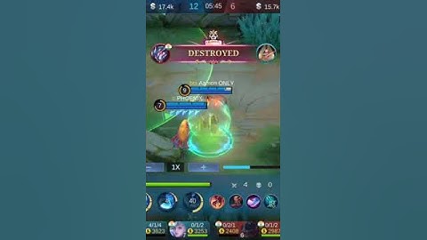 Aamon vsv everyone 😱 Damage Build one shot subscribe plz channel support mlbb #aamon#hyper#indonesia