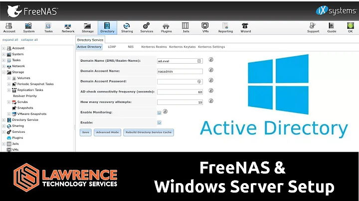 How To Setup FreeNAS 11.1 With Active Directory & Windows Server 2016