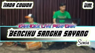 Benci kusangka sayang - Sonia karaoke nada cowok Gm