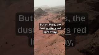 Why Is Mars Sunset Blue  