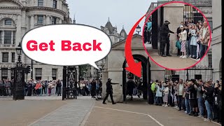 Armed Police Officer Has HAD ENOUGH at these Idiot Tourists! HORSE GUARD, KING’S GUARD, LONDON