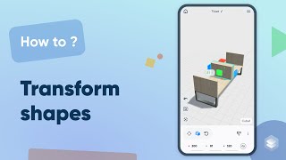 How to transform shapes with Moblo screenshot 4