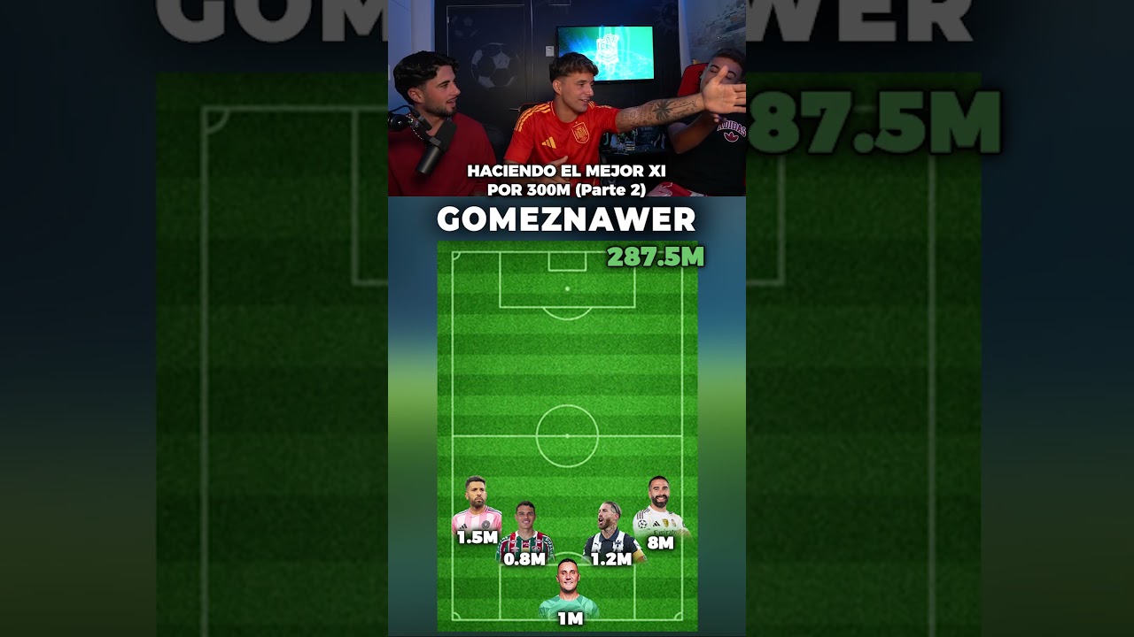 Gana quien hace mejor 11 con 300 millones (Parte 2) #shorts #futbol #humorlatino