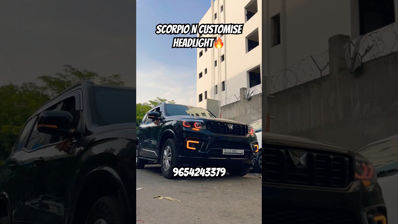 Scorpio N Customise Headlight🔥 