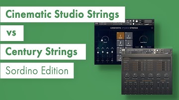 Cinematic Studio Strings vs Century Strings 2 — Sordino Edition