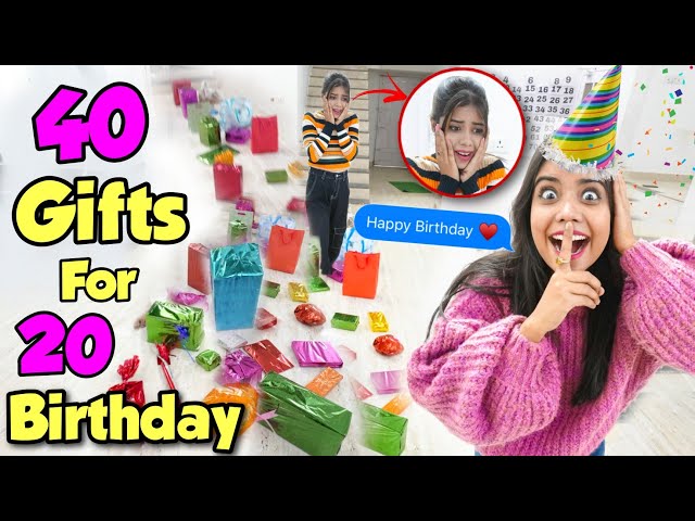 20 Gifts for her 20th Birthday!! *don't choose the wrong gift*🎁 
