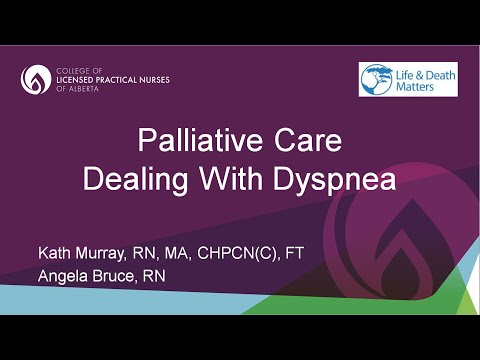 Palliative Care – Dealing with Dyspnea with Kath Murray