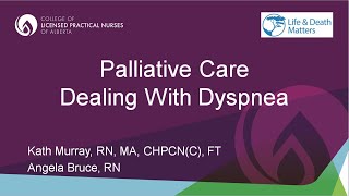 Palliative Care – Dealing with Dyspnea with Kath Murray