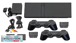 Guaranteed PlayStation 2 PS2 Console Slim Black + Wireless Controllers + USA