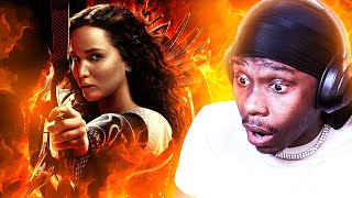 MY FIRST TIME WATCHING THE HUNGER GAMES CATCHING FIRE!! | Movie Reaction