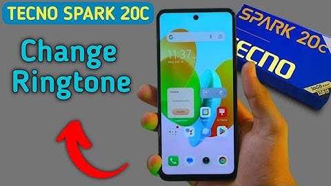 Tecno Spark 20c ringtone kaise change kare, how to set another ringtone in tecno, set song ringtone
