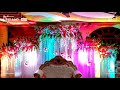 Wedding stage decorationwriddhi flower decoration