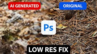 Generative Fill In Photoshop - Low Resolution Fix! by Photoshop Training Channel 180,593 views 11 months ago 2 minutes, 31 seconds