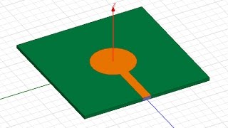 MPA_1: Design of Microstrip Fed Circular Patch Antenna using HFSS 14.0 by Sounik Kiran