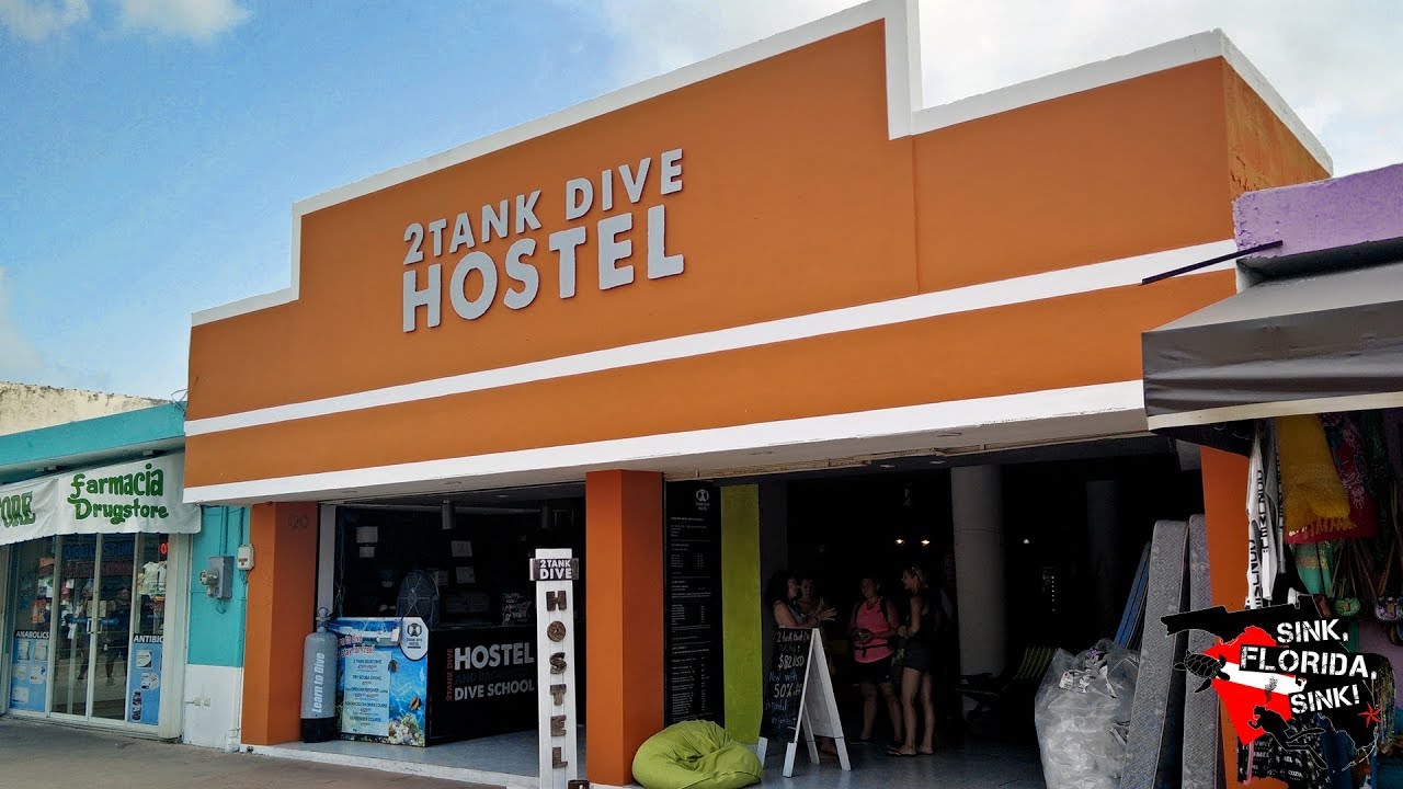 2Tank Dive Hostel REVIEW Cozumel, Mexico YouTube