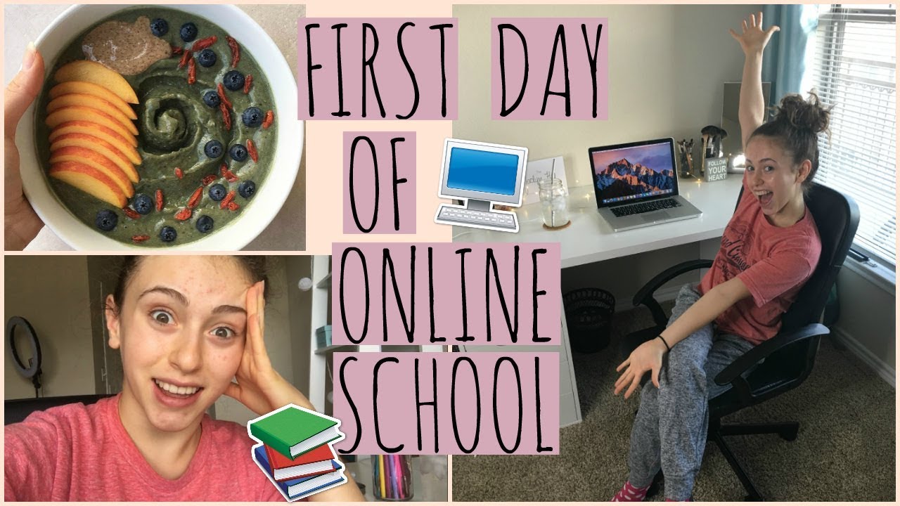 first day of ONLINE SCHOOL!