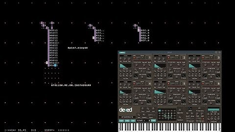( Orca Livecoding ) - Dexed session