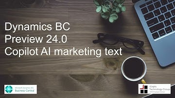 AI Marketing Text in Microsoft Business Central using Copilot