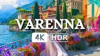 Пешеходный тур по Варенне - Озеро Комо, Италия - Жемчужина в сердце озера Комо 4k HDR