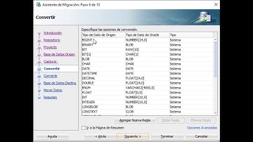 Migración de base de datos MySQL a Oracle