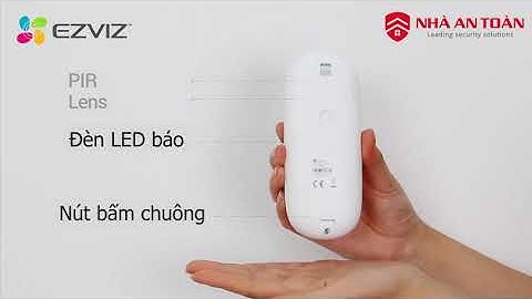 Mở hộp bộ chuông cửa DB2C - EZVIZ