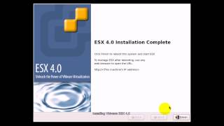 Installing VMware ESX 4 0