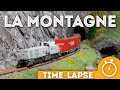 La montagne le diviseur scnique delseouere en timelapse 