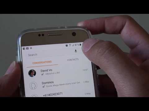 Samsung Galaxy S7: How to Enable / Disable SMS Text Messaging Notification