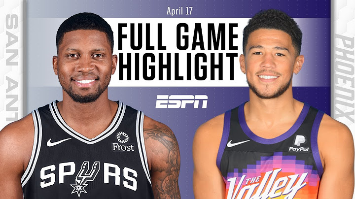 San Antonio Spurs at Phoenix Suns | Full Game Highlights