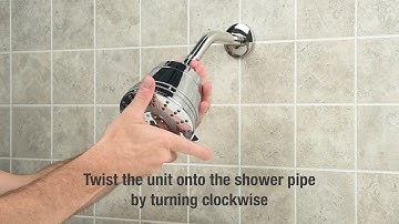 Filtered Shower Heads: Installation