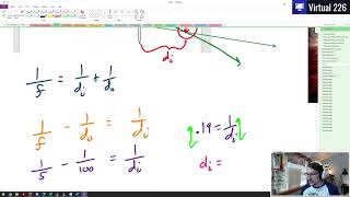 AP Physics 2 Optics - Thin Lenses Example Problem 1 Vid10