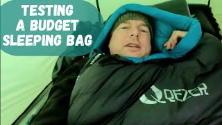 Budget Winter Sleeping bag | Qezer 1000 Fill Down Sleeping Bag