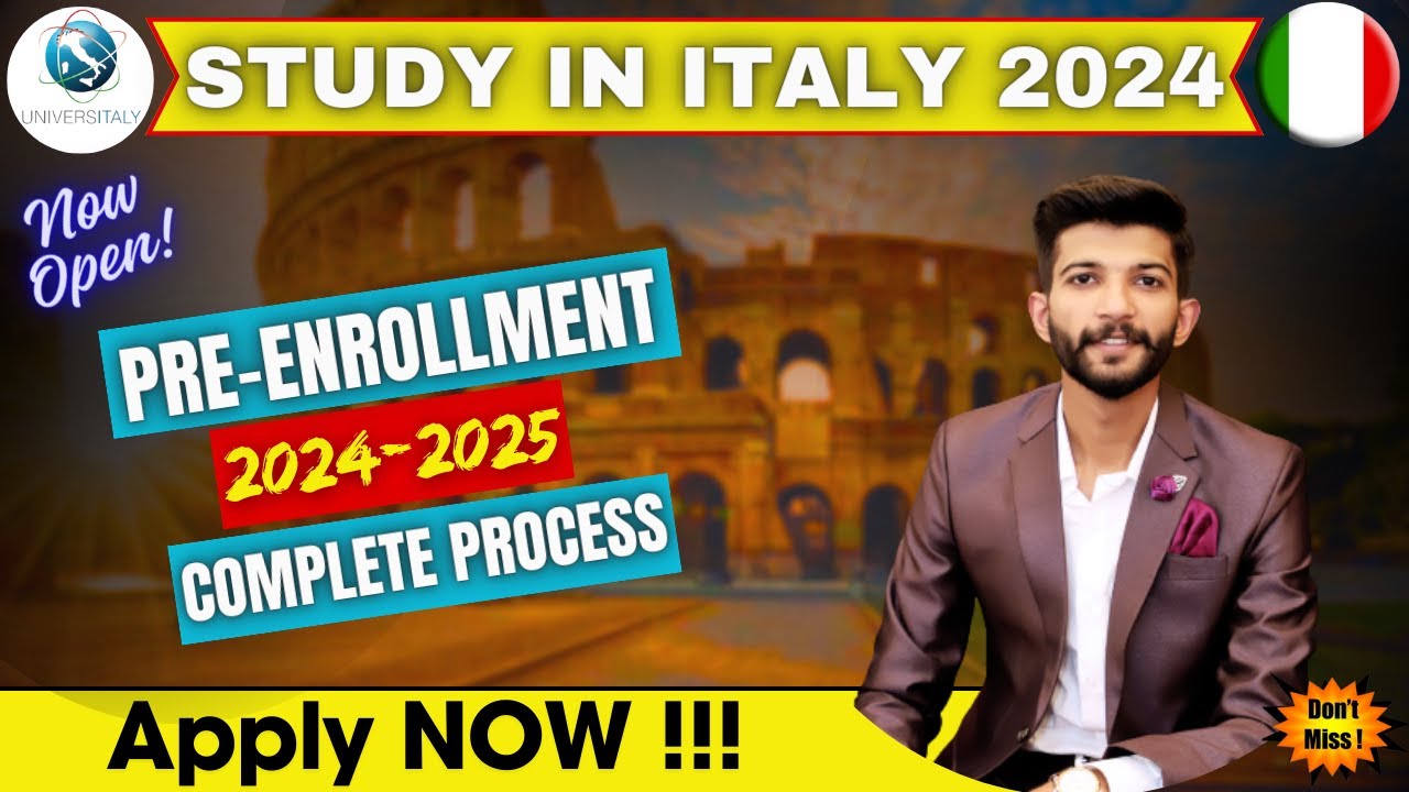 Ready go to ... https://youtu.be/pGKdIo95hPo [ How to do Pre enrollment for Italy | Pre enrolment 2024-2025 | Universitaly Portal Italy Full Guide]