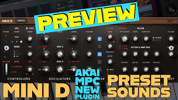 Akai MPC Mini D Preset Sounds Preview 🎹