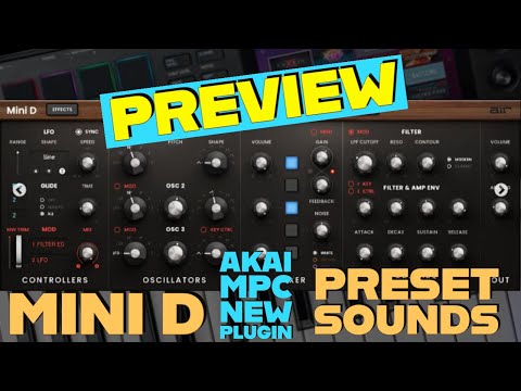 Akai MPC Mini D Preset Sounds Preview ?