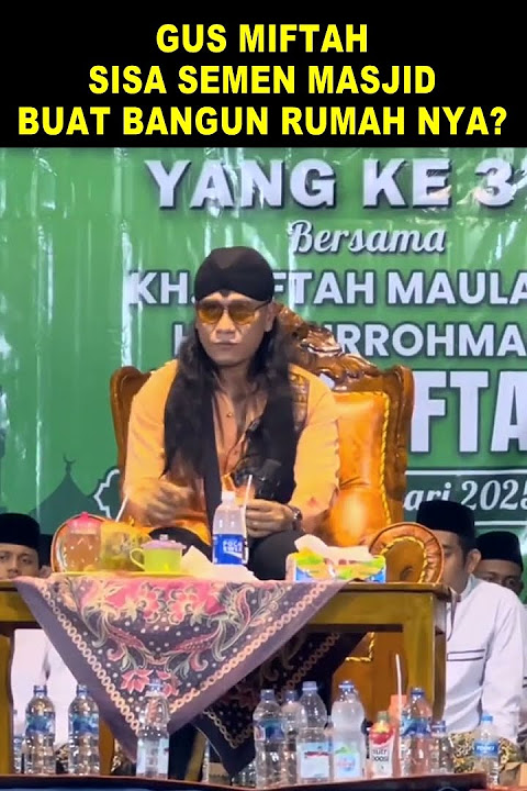 SEMEN SISA MASJID BUAT BANGUN RUMAH #gusmiftah